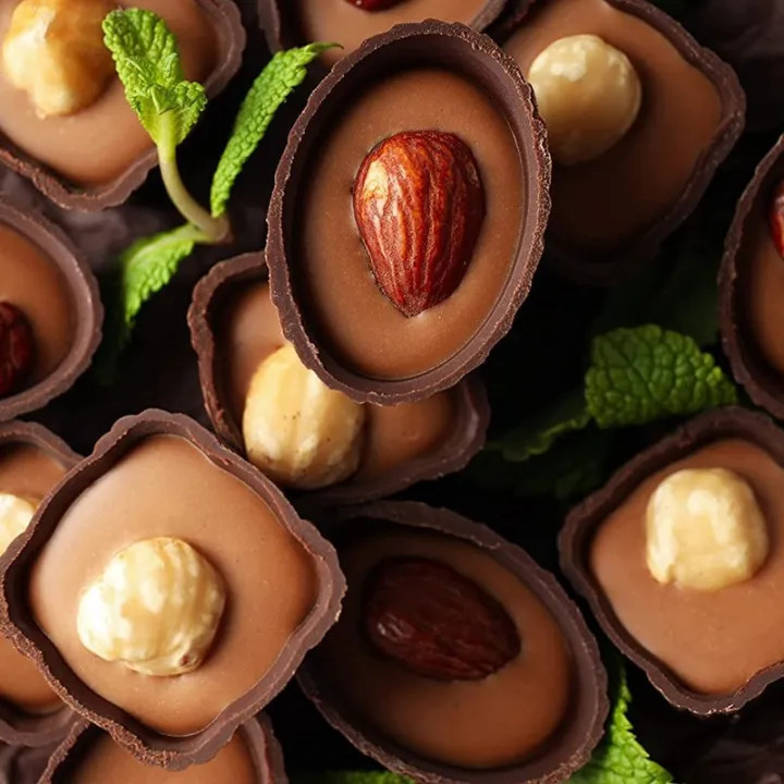 RUF Nuss-Nougat 125 g – melt-in-the-mouth hazelnut Nougat for fillings and Pralines | miniSchoggi