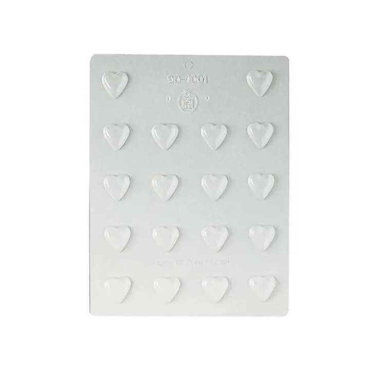 Chocolate mold heart mini, 18 pieces