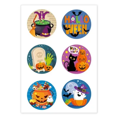 Halloween wafer toppers, 12 pieces