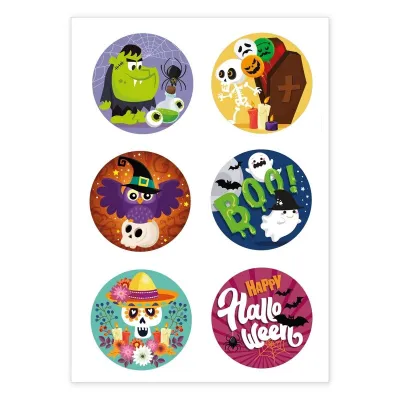 Halloween wafer toppers, 12 pieces