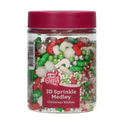 Streudekor Weihnachtswünsche, 70 g