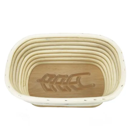 Cestino di lievitazione ovale spiga, 20 x 14 cm per pani perfetti