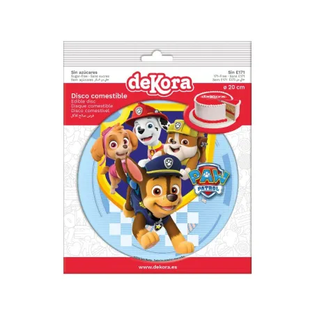 Cake topper commestibile Paw Patrol, Ø 20 cm