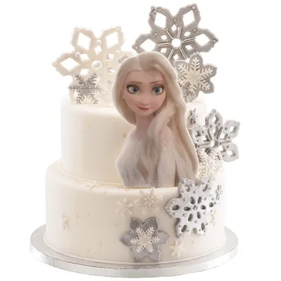 Topper di carta commestibili Frozen, 7 pezzi