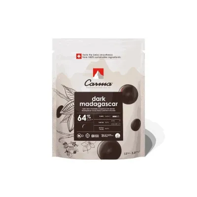Dunkle Schokolade Madagascar 64%, 1.5 Kg