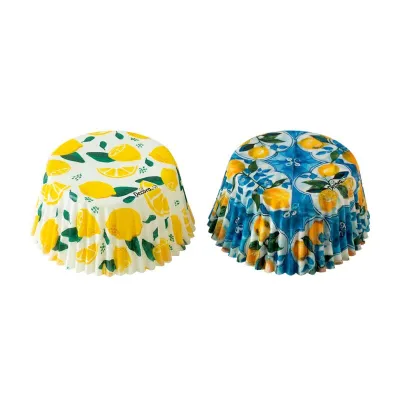 Lemon cupcake cases, 36 pieces