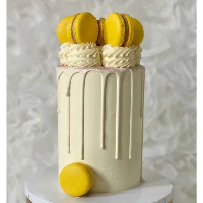 Glassa per torte a goccia al cioccolato bianco, 275 g