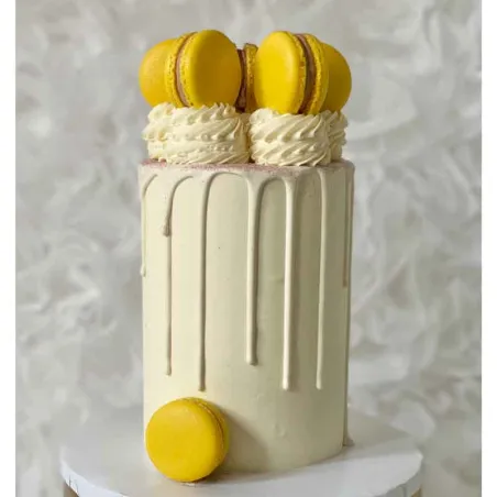 Glassa per torte a goccia al cioccolato bianco, 275 g
