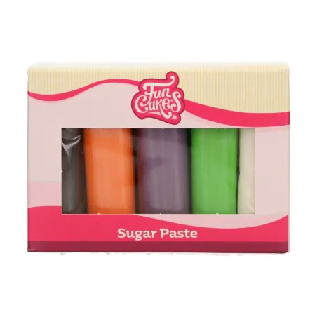 FunCakes roll fondant multipack Halloween, 5x100g