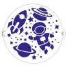 Stencil space, Ø 25 cm