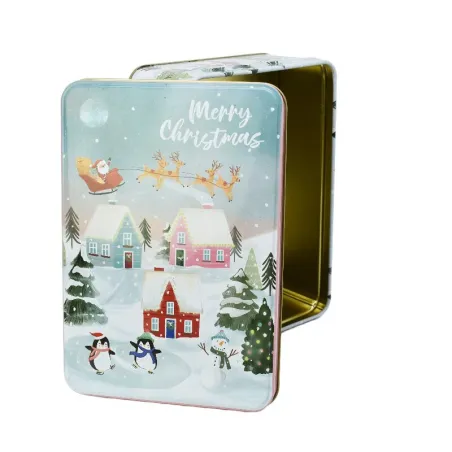 Scatola di biscotti Merry Christmas, 190 x 136 x 65 mm