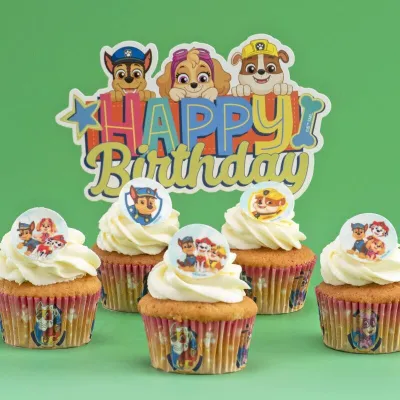 Mini plaque comestible Paw Patrol, 20 pièces