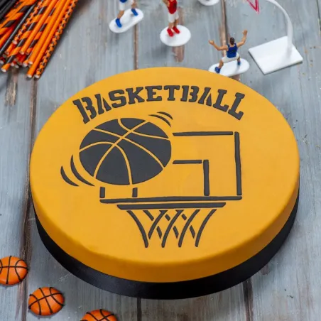 Stencil basket, Ø 25 cm