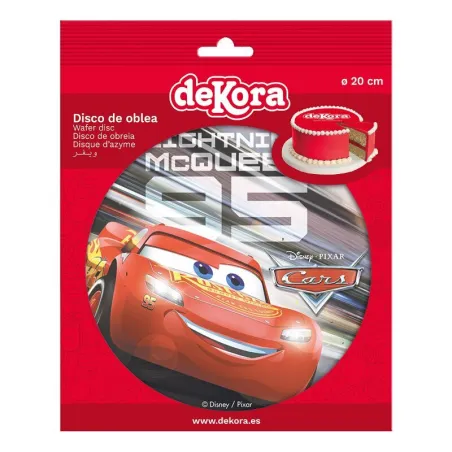 Cake topper in carta commestibile Cars, Ø 20 cm