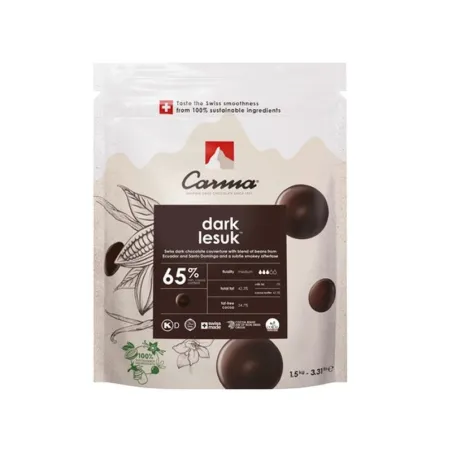 Cioccolato fondente Lesuk 65%, 1,5 kg