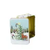 Scatola per biscotti Pingu con albero di Natale, 120 x 85 x 43 mm