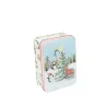 Cookie tin Pingu with Christmas tree, 120 x 85 x 43 mm