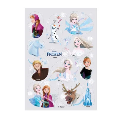 Essbarer Aufleger Frozen 2, 12-teilig