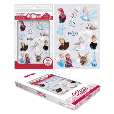 Essbarer Aufleger Frozen 2, 12-teilig