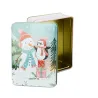 Scatola per biscotti con pupazzo di neve, 140 x 100 x 55 mm