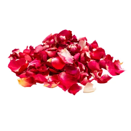 Freeze-dried rose petals