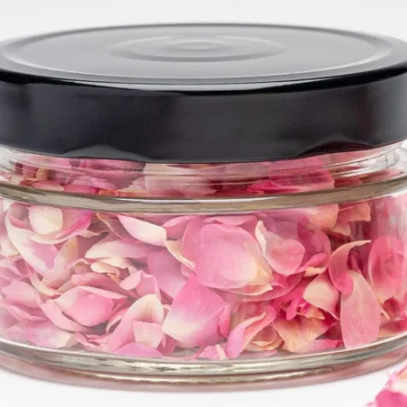 Pétales de rose lyophilisés