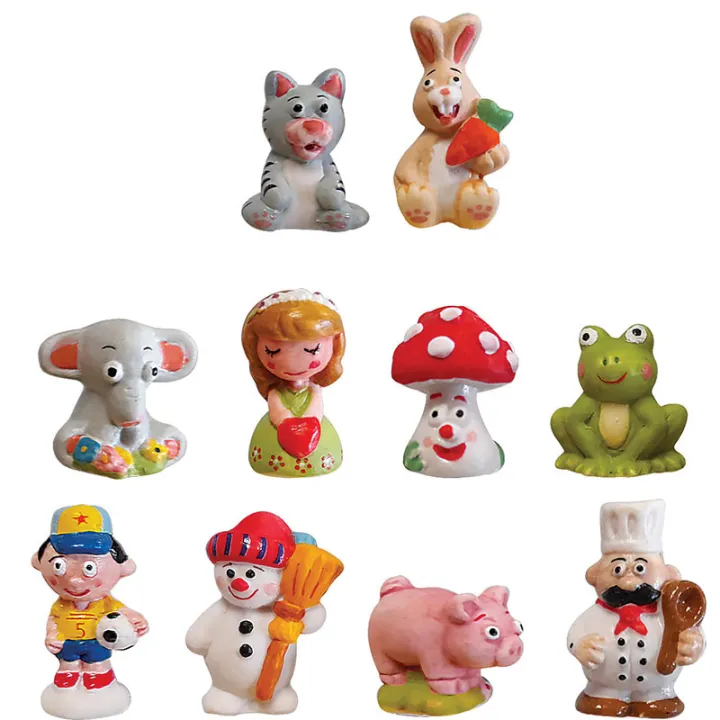 Dreikönigsfiguren Glücksbringer, Set à 10 Stück