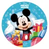 Dessus de gâteau en papier alimentaire Mickey Mouse, Ø 20 cm