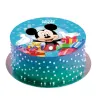Dessus de gâteau en papier alimentaire Mickey Mouse, Ø 20 cm