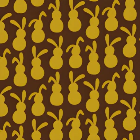 Tatouage en chocolat Lapin de Pâques