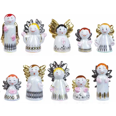 Dreikönigsfiguren Engel, Set à 10 Stück