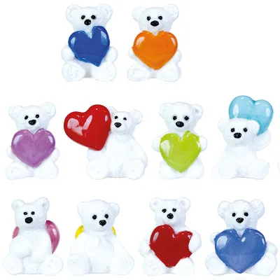 Dreikönigsfiguren Liebesbär, Set à 10 Stück
