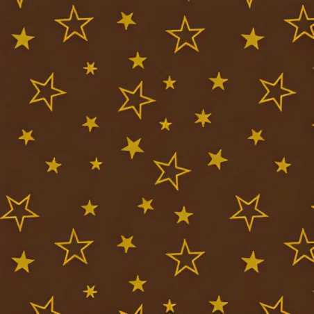 Tatouage chocolat petites et grandes étoiles