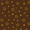 Chocolate tattoo small and large stars