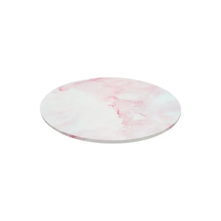 Plateau à gâteau rond Ø 25 cm, argent