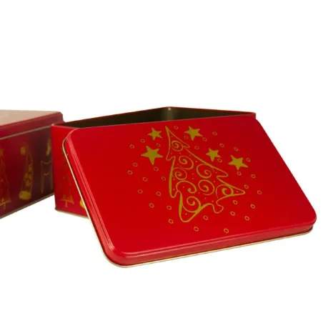 Scatola per biscotti pupazzo di neve regalo, 140 x 100 x 55 mm
