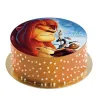 Tortenaufleger aus Esspapier Lion King, Ø 20 cm