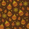 Tatouage de boules de Noël en chocolat