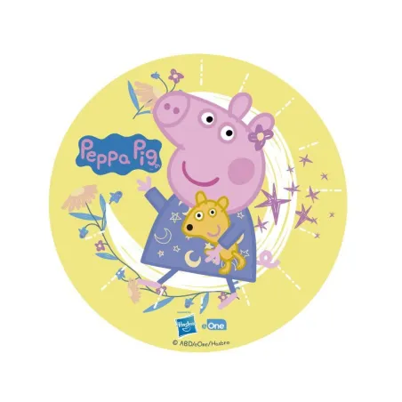 Dépliant pour gâteau en papier alimentaire Peppa Pig, Ø 15.5 cm