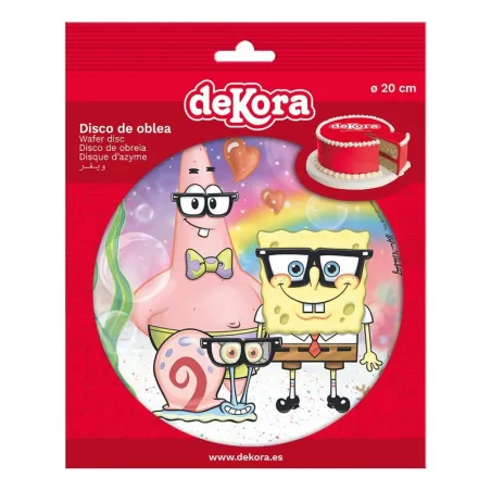 Cake topper in carta commestibile Sponge Bob, Ø 20 cm
