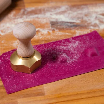 Professional pasta stamp heart shape