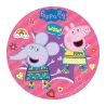 Cake topper in carta commestibile Peppa Pig Party, Ø 20 cm