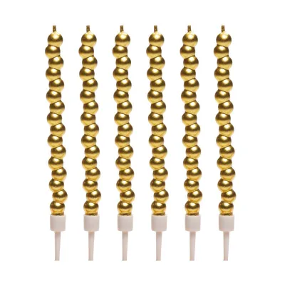 Kerzen Bubble Gold, 14 cm