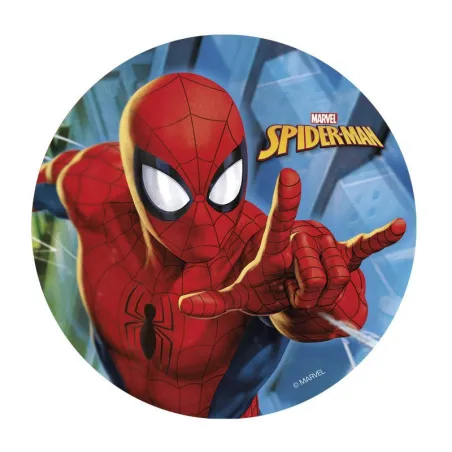 Cake topper in carta commestibile Spiderman, Ø 20 cm