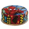 Dessus de gâteau en papier alimentaire Spiderman, Ø 20 cm