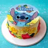 Dessus de tarte en papier alimentaire Stitch, Ø 20 cm