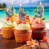 Stitch candles, 4 pieces