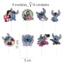 Cake Topper Stitch, 16 Stück