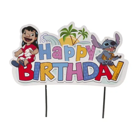 Topper per torta Buon Compleanno Punto, 17,5 cm
