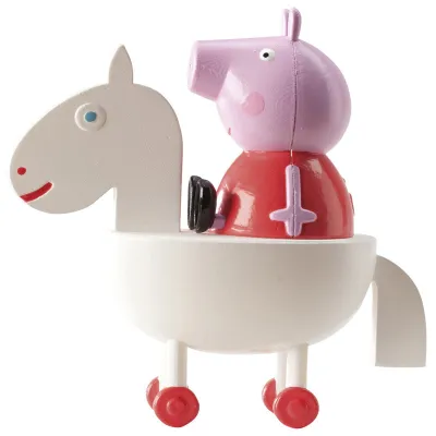 Peppa Pig Horse play figure as a cake topper
